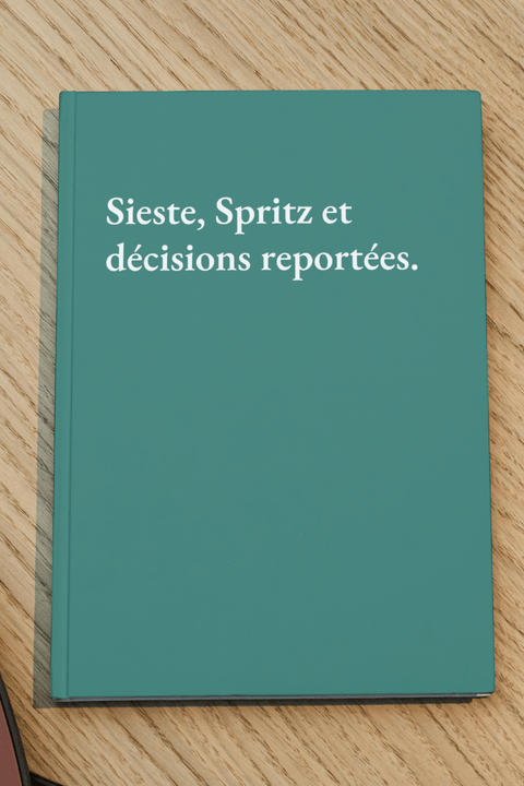 Sieste, Spritz et décisions reportées