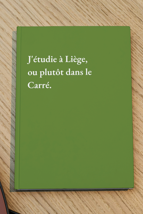 J'étudie à Liège, ou plutôt dans le Carré